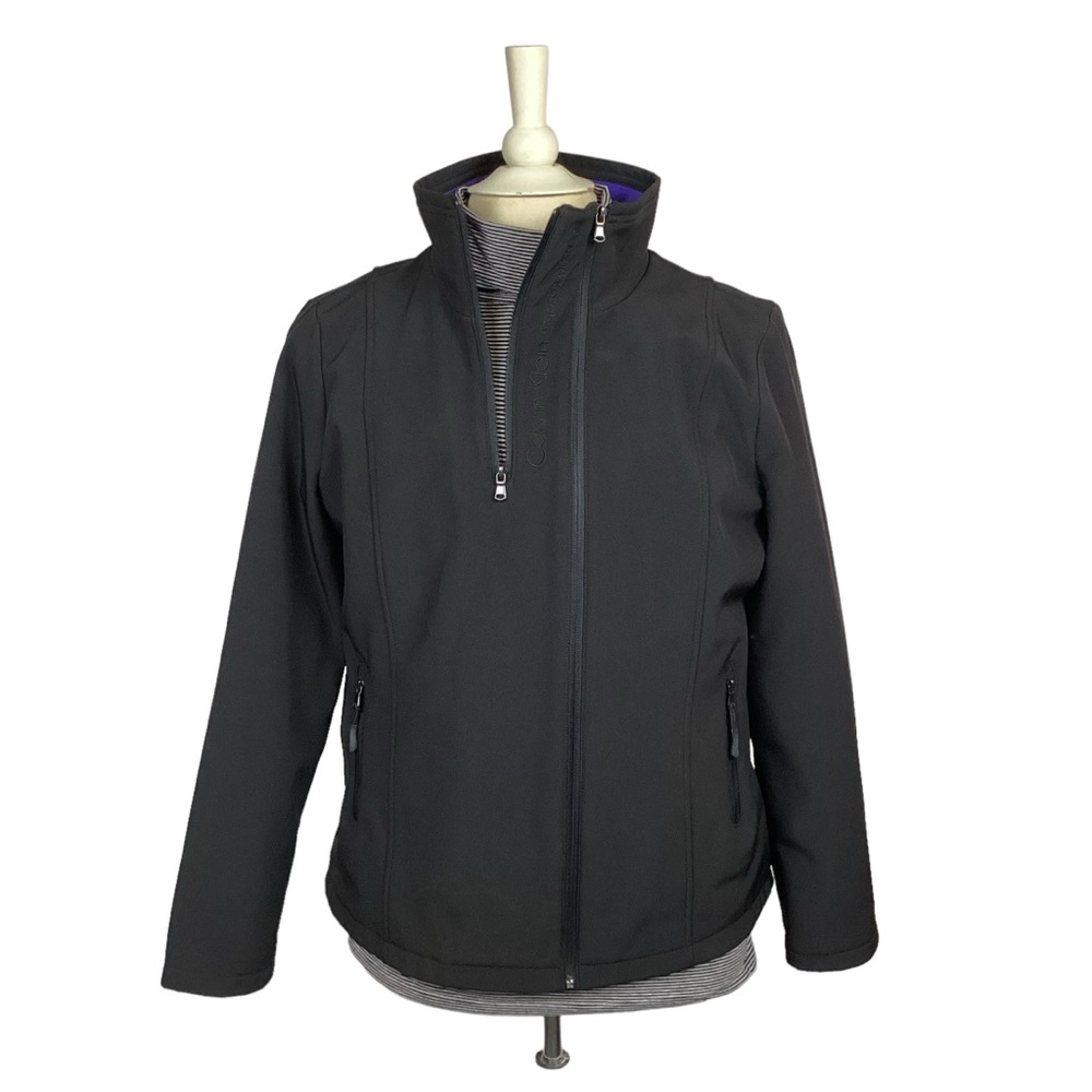 Calvin Klein Performance Softshell Jacket Black &… - image 4
